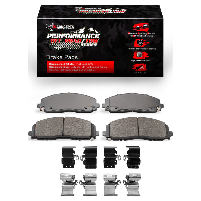 R1 2012-2025 Chrysler Town & Country Front Off-Road/Tow Brake Pads