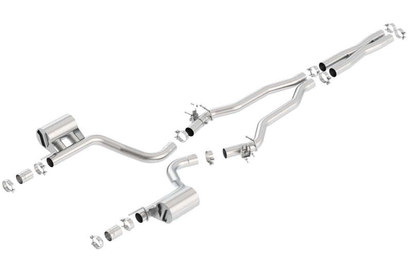 Borla ATAK Catback Exhaust for 2015 Dodge Challenger Hellcat 6.2L V8 - No Tips Factory Valance