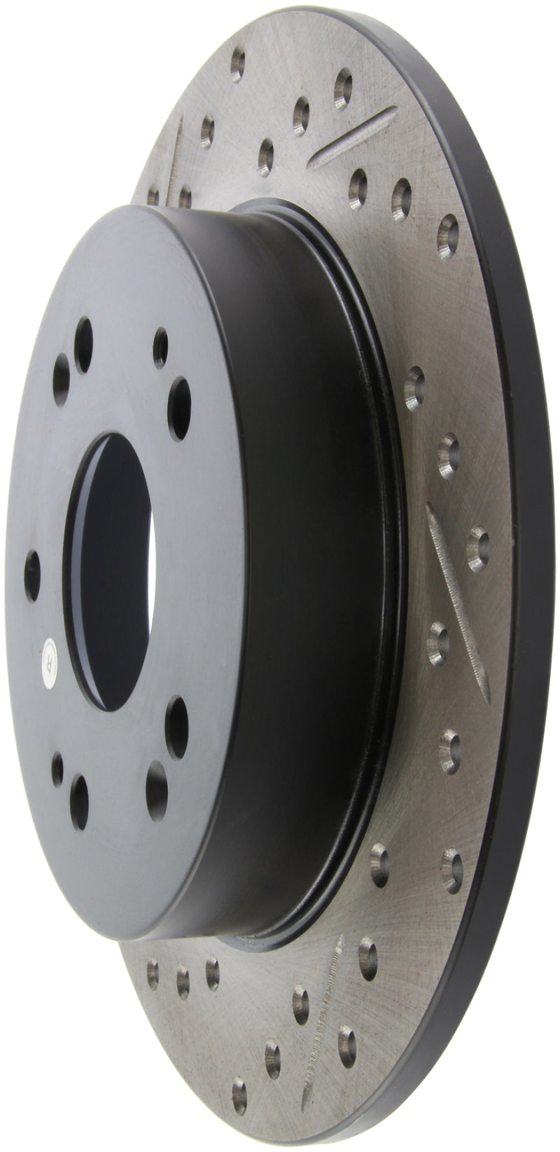 StopTech Slotted & Drilled Right Rear Rotor for 06-09 Honda Civic EX/Si - OneFastShop