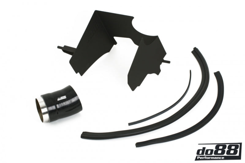 do88 Cold Air Intake System without Filter - Saab 9-3 2.8T V6 2006-2011 - Black Hose