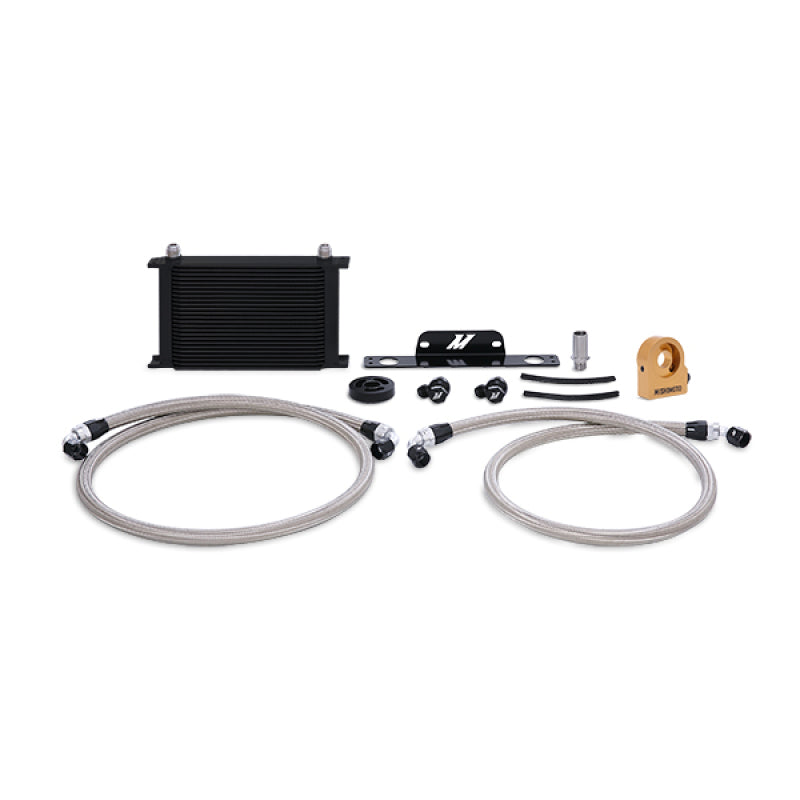 Mishimoto Thermostatic Oil Cooler Kit - Black for 10-15 Chevrolet Camaro SS - OneFastShop
