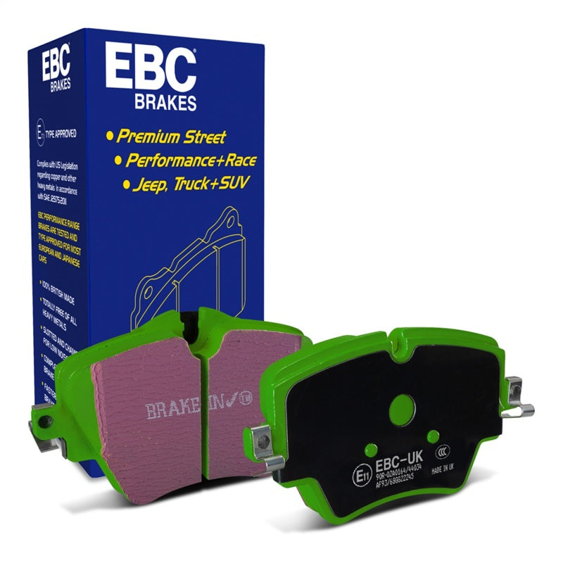 EBC Greenstuff Front Brake Pads High Performance 600 Degree Heat Capacity 2017+ Mini Cooper Countryman F60 15L Turbo
