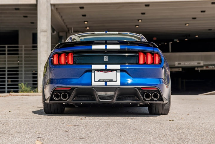 CORSA Performance Dual Rear Cat-Back Exhaust 2015-2020 Ford Mustang GT350/R 5.2L V8 Stainless Steel Dual Rear Exit