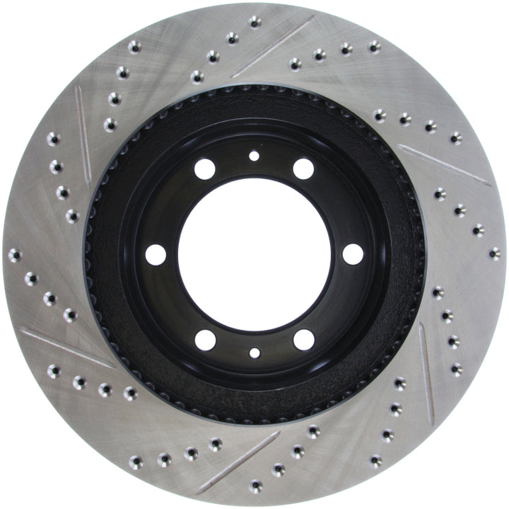StopTech SportStop Slotted Rotors for 07-08 FJ Cruiser, 05-08 Tacoma, 03-08 4Runner 319mm Disc - OneFastShop