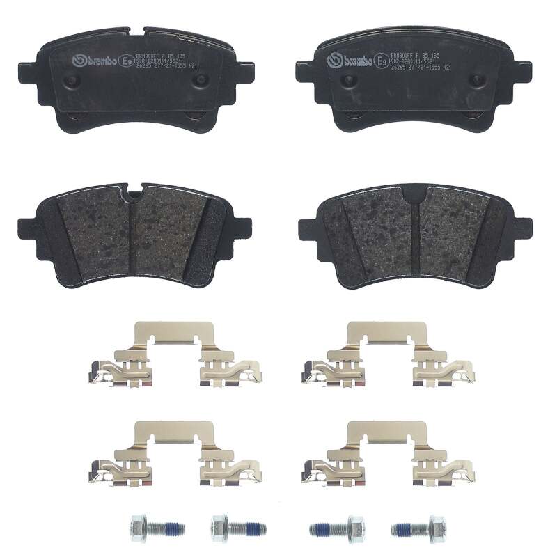 Brembo PRIME Audi A4/A6/Q5/Q7/S8 Rear Brake Pad Set FMSI D2364 - Low-Met