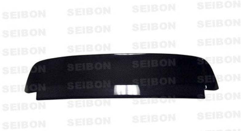 Seibon Carbon Fiber Rear Spoiler w/LED for 92-95 Honda Civic HB - OneFastShop