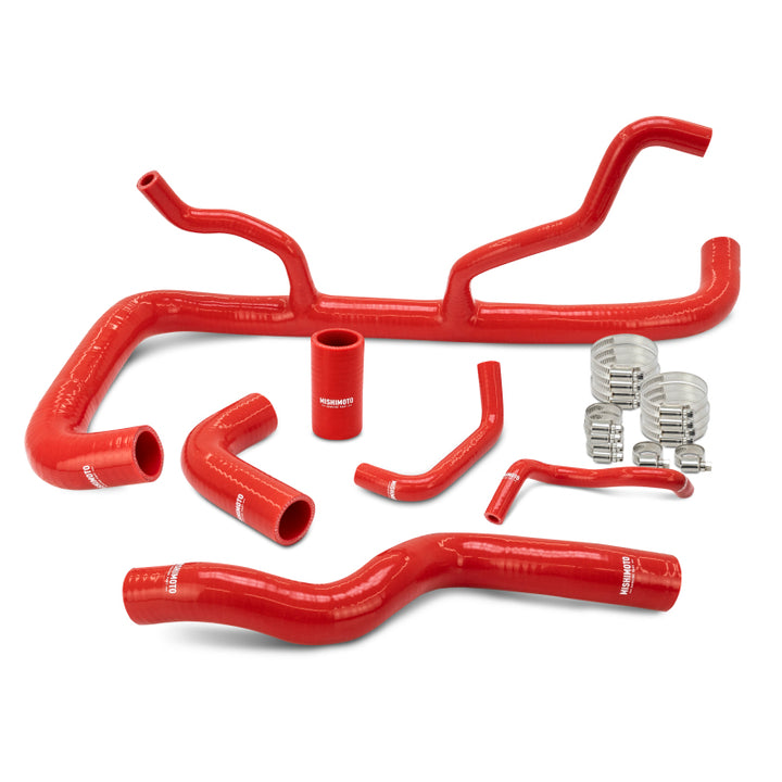 Mishimoto 2024+ Toyota Tacoma Silicone Coolant Hose Kit - AT - Red