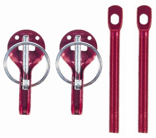 Sparco Hood Pin Red – Universal Hood Pin Set For Racing - OneFastShop