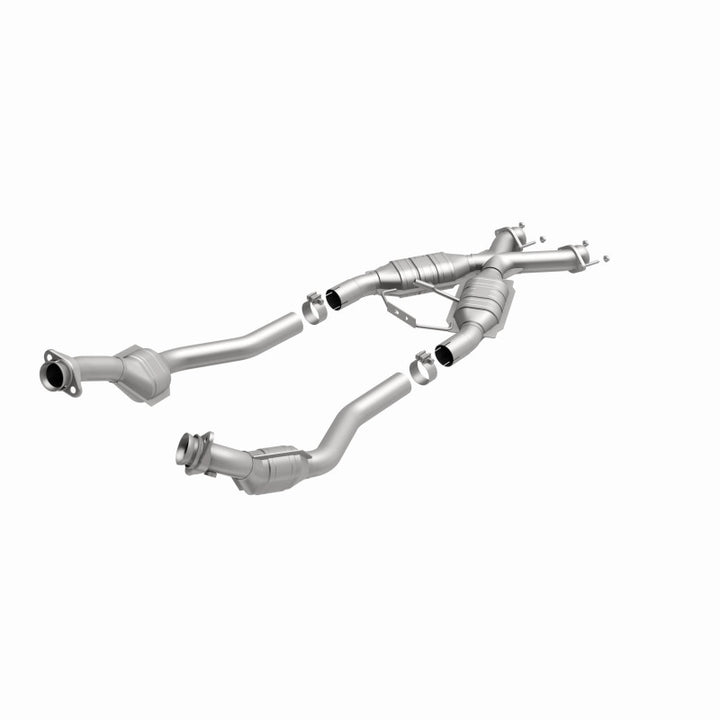 Magnaflow Conv DF Mustang X-Pipe 94-95 Street Direct-Fit for 1994-1995 Ford Mustang GT GTS SVT Cobra