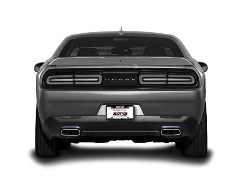 Borla S-Type Dual Split Rear Exit Exhaust for 15-16 Dodge Challenger R/T 5.7L with Angle Cut Tips