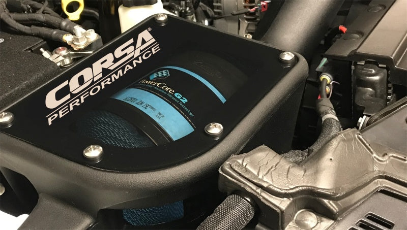 CORSA Performance Cold Air Intake with Powercore Filter for 2018-2024 Jeep Wrangler JL 3.6L V6