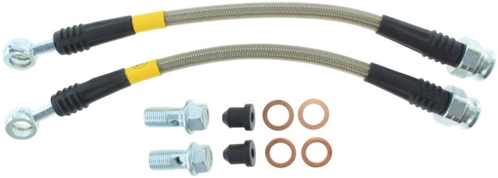 Stoptech Stainless Steel Rear Brake Lines for 98-02 Chevy Camaro - OneFastShop
