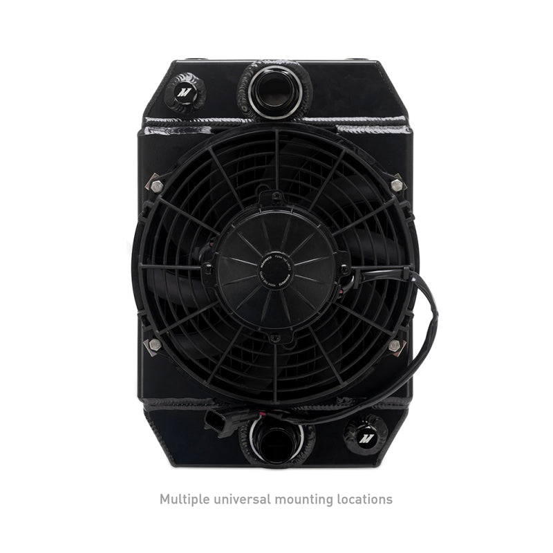 Mishimoto Universal Drag Race Performance Aluminum Radiator - Black - OneFastShop