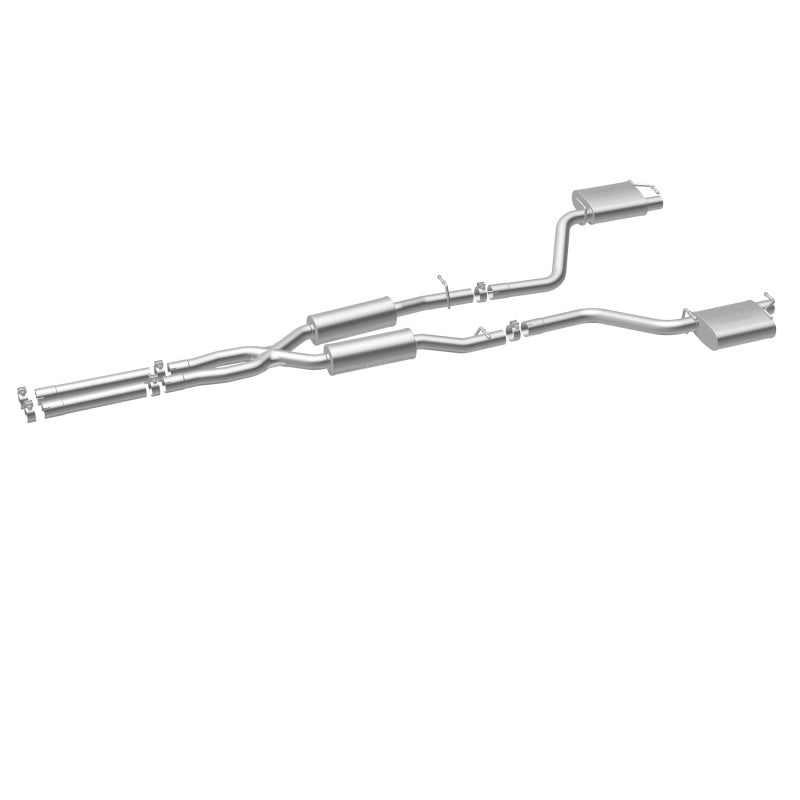 Magnaflow Cat-Back SS 2.5in Dual Split Rear Exit OEM Tips for 15-16 Dodge Charger Chrysler 300 5.7L V8 - OneFastShop