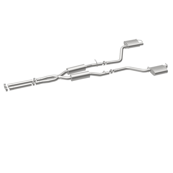 Magnaflow Cat-Back SS 2.5in Dual Split Rear Exit OEM Tips for 15-16 Dodge Charger Chrysler 300 5.7L V8 - OneFastShop