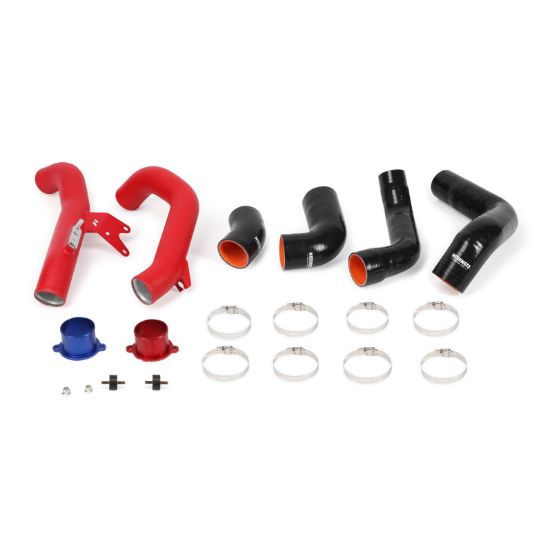 Mishimoto Performance Intercooler Pipe Kit - Honda Civic 1.5T / Si 2016-2021 - Wrinkle Red