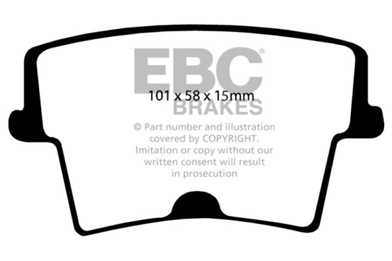 EBC Yellowstuff Rear Brake Pads for 05-10 Chrysler 300C 5.7