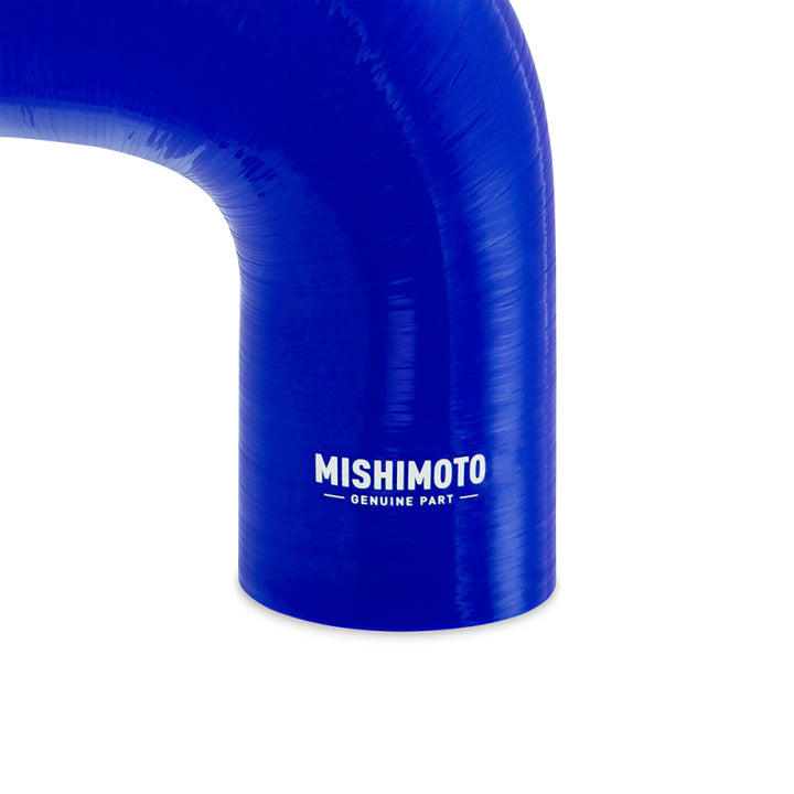 Mishimoto Silicone 90Deg Reducer Coupler 2.75in-3in Blue - OneFastShop