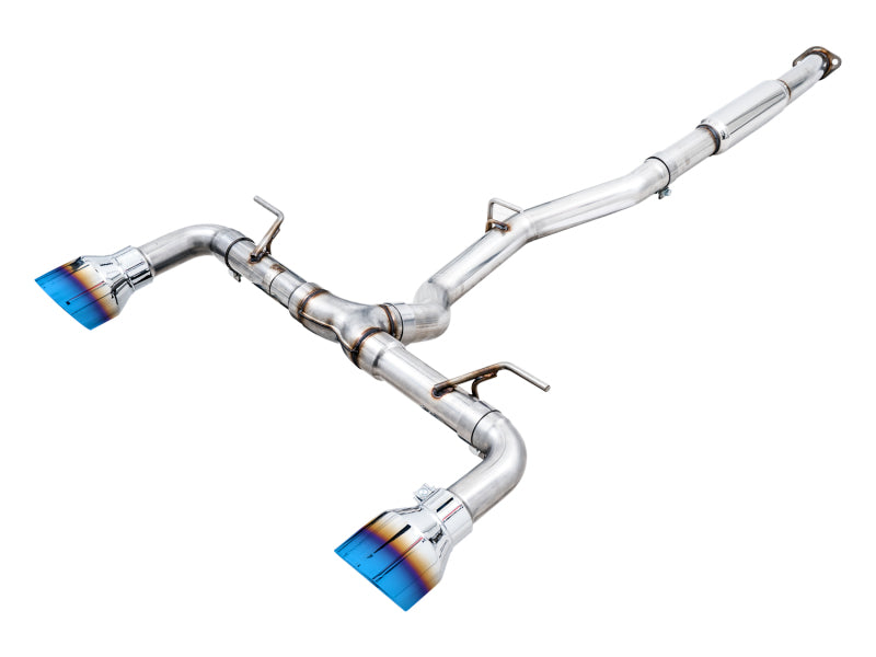 AWE Track Edition Cat-Back Exhaust - Subaru BRZ / Toyota GR86 2013-2026 - Vapor Blue Dual Tips