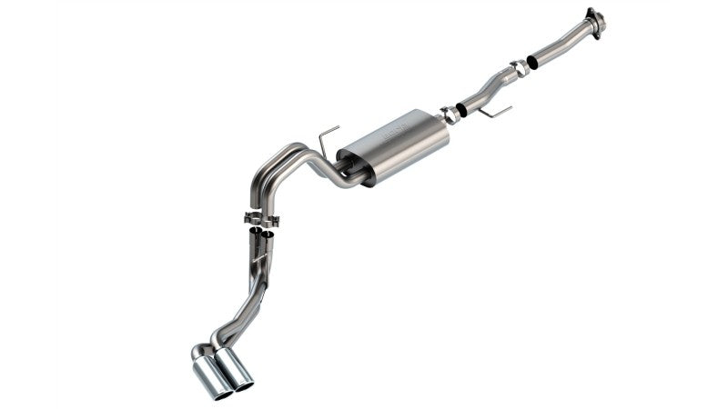 Borla F-150 2021 5.0L 2dr RC SB XL/XLT 3/2.25 DSE Cat-Back Exhaust S-Type Chrome Tips (122.8 WB)