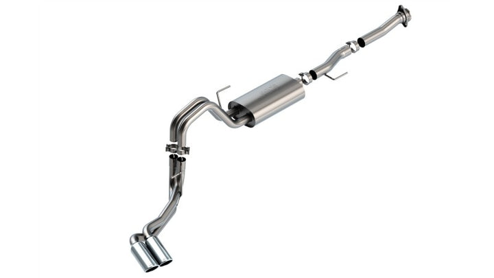 Borla F-150 2021 5.0L 2dr RC SB XL/XLT 3/2.25 DSE Cat-Back Exhaust S-Type Chrome Tips (122.8 WB)