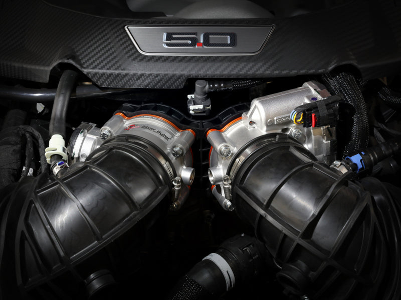 AFe Silver Bullet Throttle Body Spacer for 2024 Ford Mustang GT & Dark Horse V8 5.0L - OneFastShop