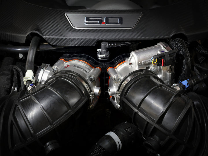 AFe Silver Bullet Throttle Body Spacer for 2024 Ford Mustang GT & Dark Horse V8 5.0L - OneFastShop
