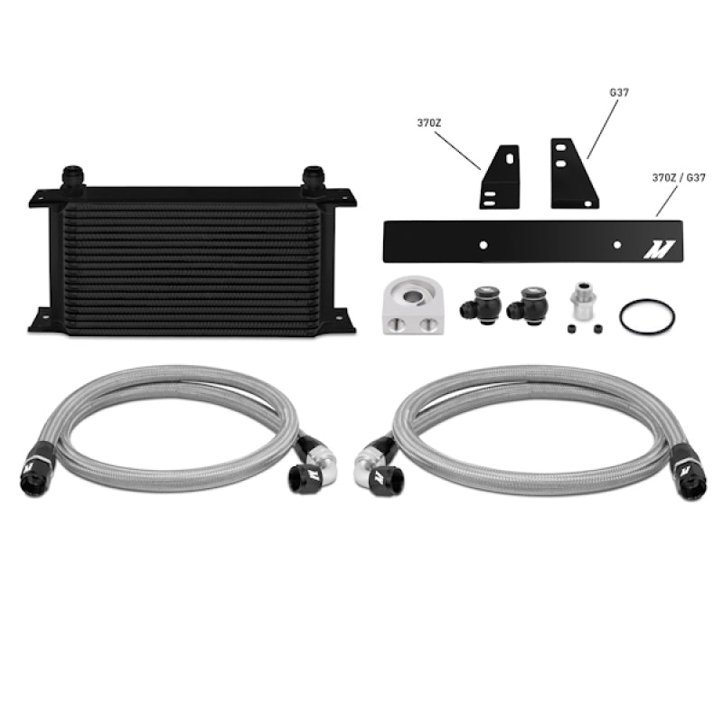Mishimoto Oil Cooler Kit - Nissan 370Z / 08+ Infiniti G37 (Coupe Only) 2009-2020 - Black, image 7