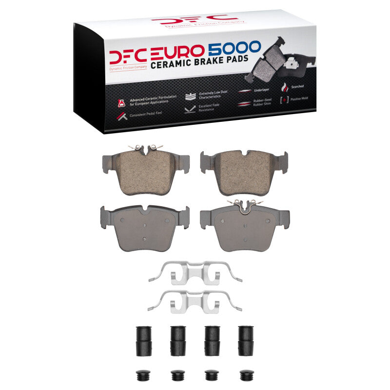 DFC 16-23 Mercedes-Benz C450 AMG Rear Euro 5000 Ceramic Brake Pads Hardware Kit