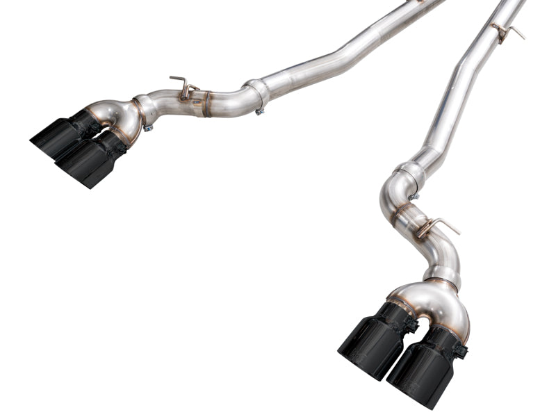 AWE Tuning BMW G90/G99 M5 Track Edition Cat-Back Exhaust Diamond Black Tips