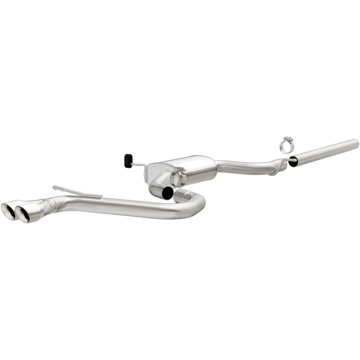Magnaflow Cat-Back Exhaust System 2015 Volkswagen Golf 1.8L Dual Driver Side Exit 2.5in Polished Tips - OneFastShop