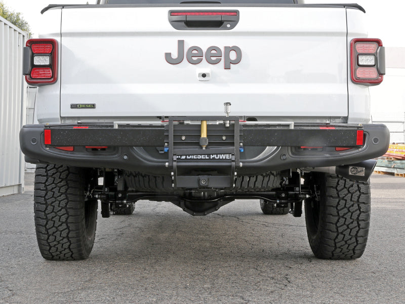 AFe Vulcan Series 3in 304 SS DPF-Back Exhaust System - Black Tip for 2021+ Jeep Gladiator V6-3.0L