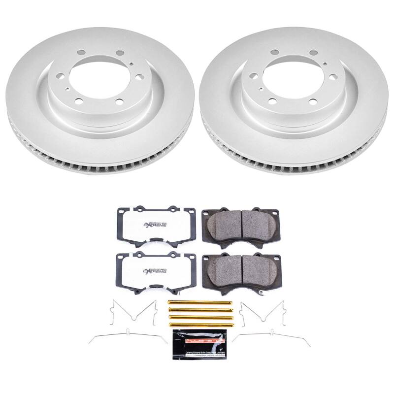 PowerStop Z36 Front Coated Brake Kit - Lexus GX460 / Toyota 4Runner 2010-2024