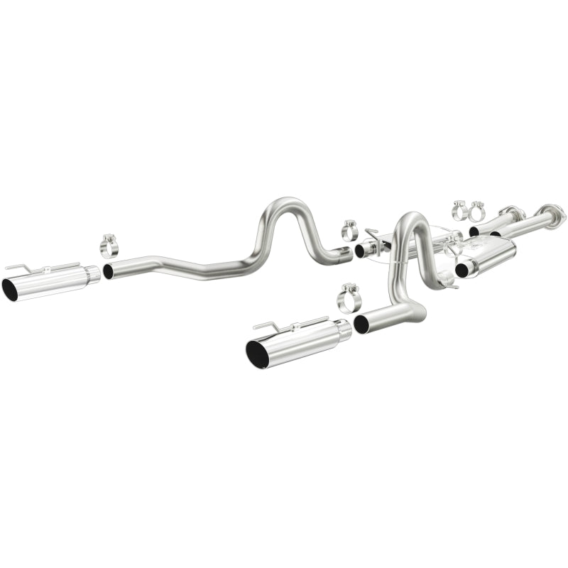 MagnaFlow Street Series Cat-Back Exhaust System - Ford Mustang GT 4.6L 99-04 - OneFastShop