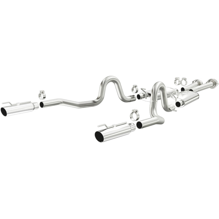 MagnaFlow Street Series Cat-Back Exhaust System - Ford Mustang GT 4.6L 99-04 - OneFastShop