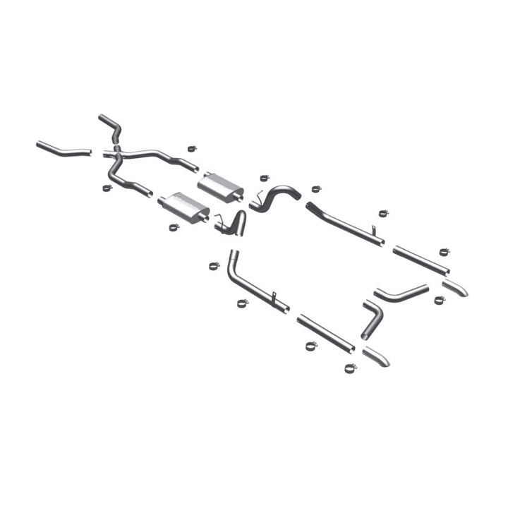 MagnaFlow Street Series Exhaust System for 55-57 Chevy Bel-Air - OneFastShop