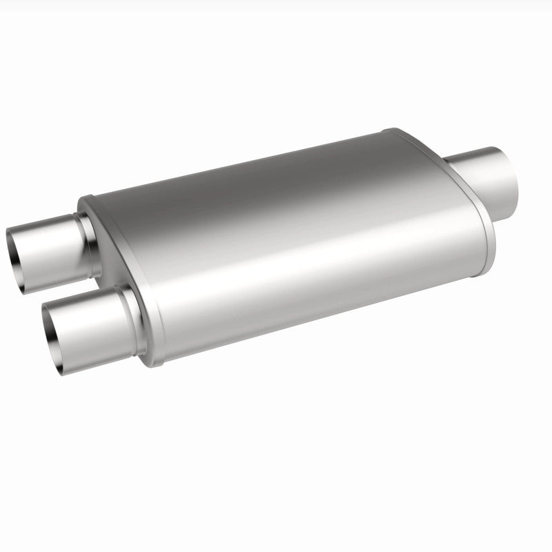MagnaFlow Performance Muffler 4X9 SS Trb 18 3/2.5 - Various Chevy, Dodge, Ford, GMC