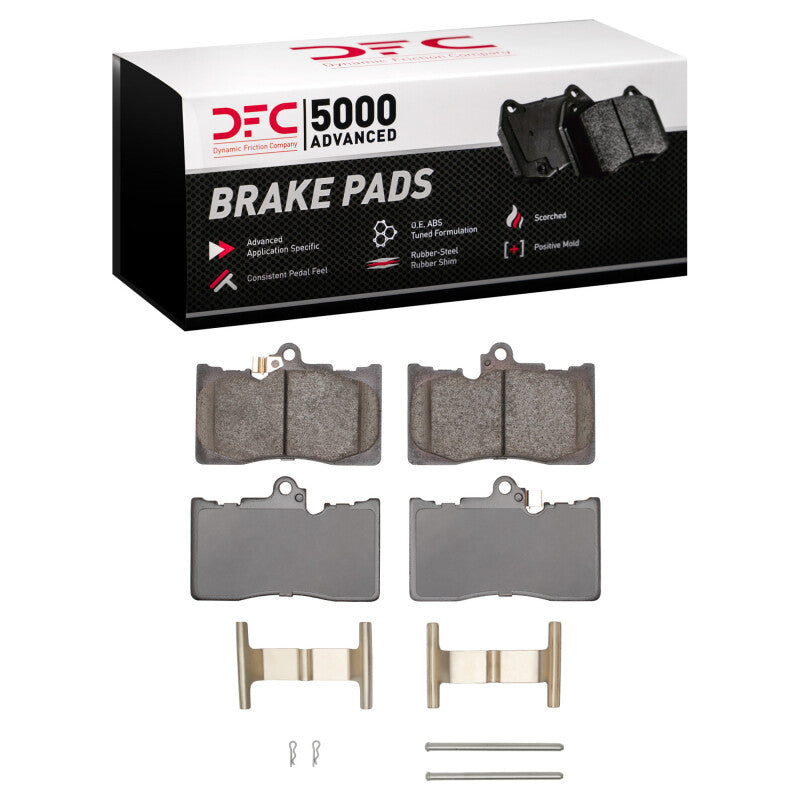 DFC 5000 Advanced Ceramic Front Brake Pads with Hardware - Lexus IS350 / GS350 2009-2025