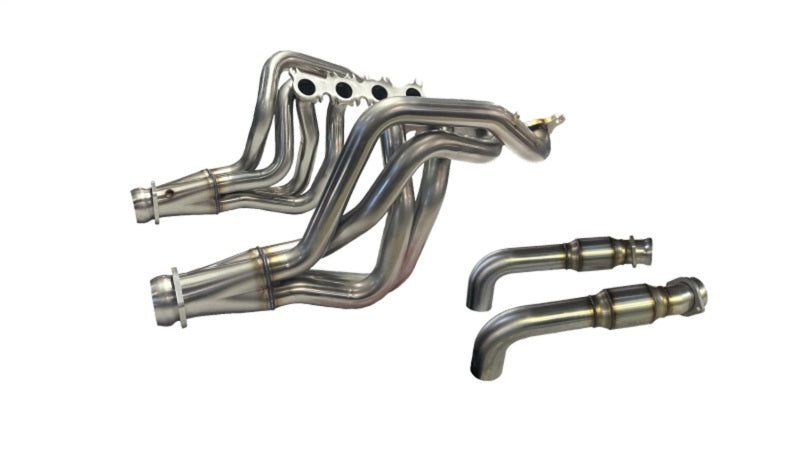 Kooks 2024 SS Headers for Mustang GT/D.H. 5.0L 4V with 2 in. x 3 in. H.O Green Catted Connection Pipe - OneFastShop