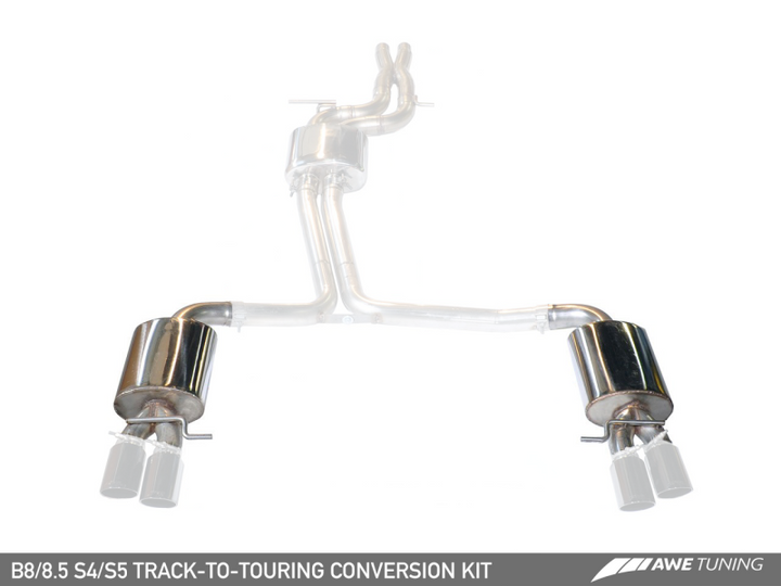AWE Tuning Audi B8.5 S4/S5 3.0T Track to Touring Edition Conversion Kit (for Kits w/102mm Tips).