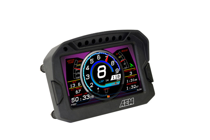 AEM CD-5LG Carbon Logging Digital Dash Display w/ Internal 10Hz GPS & Antenna - OneFastShop