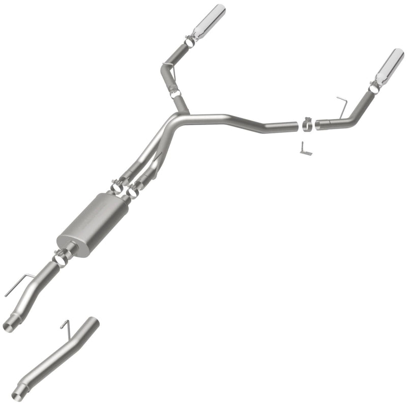 Magnaflow Exhaust System with Dual Split Rear Exit - 09 Ford F-150 EC-CC/SB