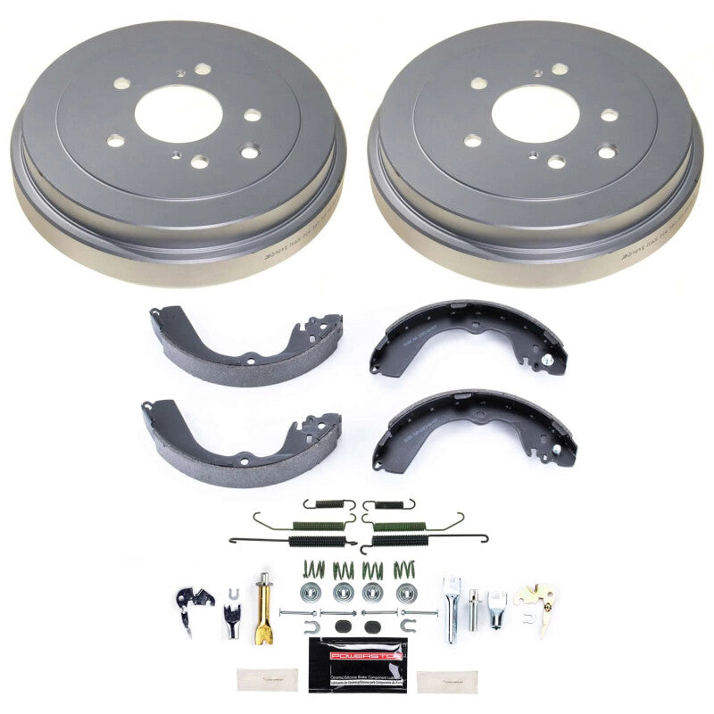PowerStop Autospecialty Rear Drum Brake Kit - Nissan NV200 / Chevrolet City Express 2013-2021