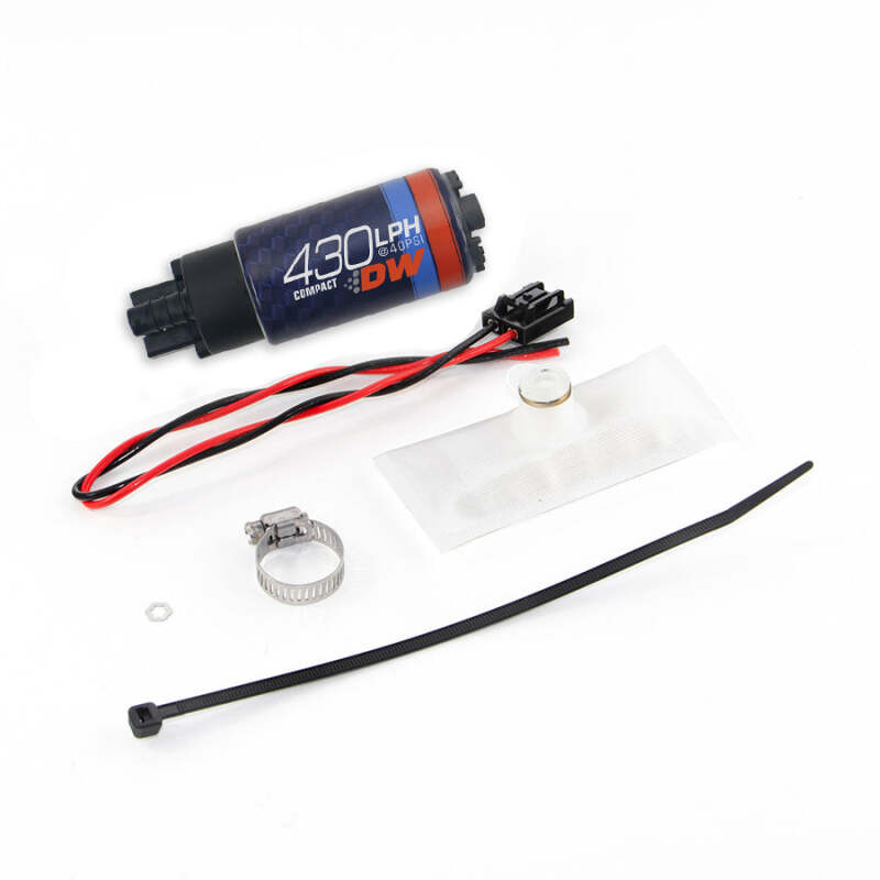 DeatschWerks DW430C 430lph Compact Fuel Pump for BMW E30 - 1988-91 325i, 325ix, 325is, M3