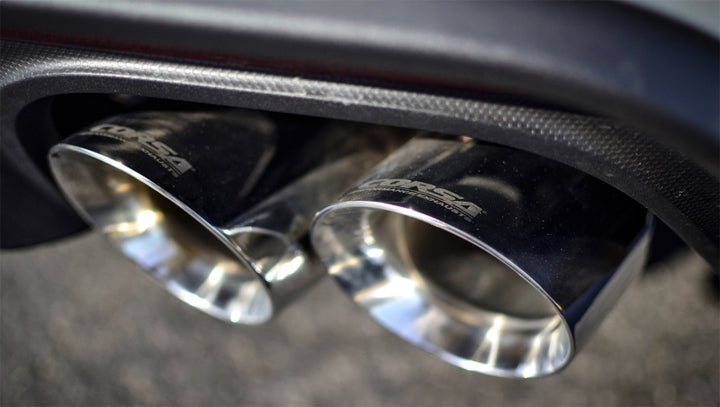 Corsa Performance Cat-Back System for Ford Mustang GT 5.0L - Dual Rear Exit - 3in Pipe with 4in Polished Tips (2018-2023)