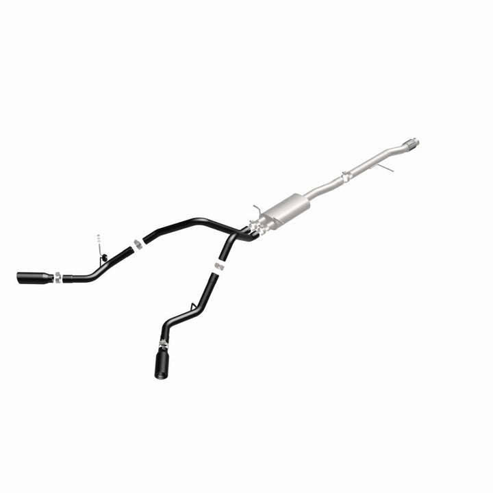 Magnaflow SYS Cat-Back 3.5in Black Dual Split Rear Tips 14-15 Chevy Silverado GMC Sierra 4.3L 5.3L