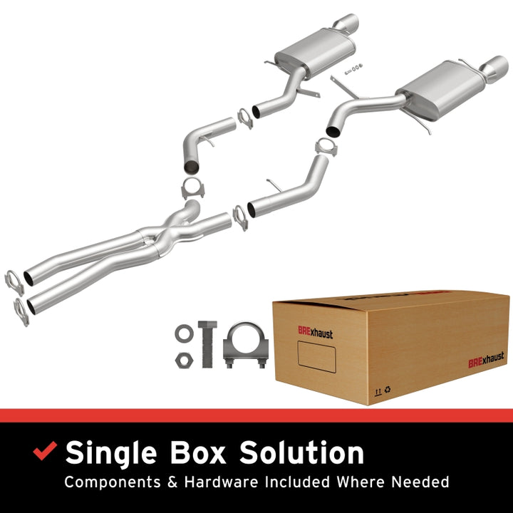 BRExhaust 2007–2010 Exhaust Kit – for BMW 335i/335xi 3.0L