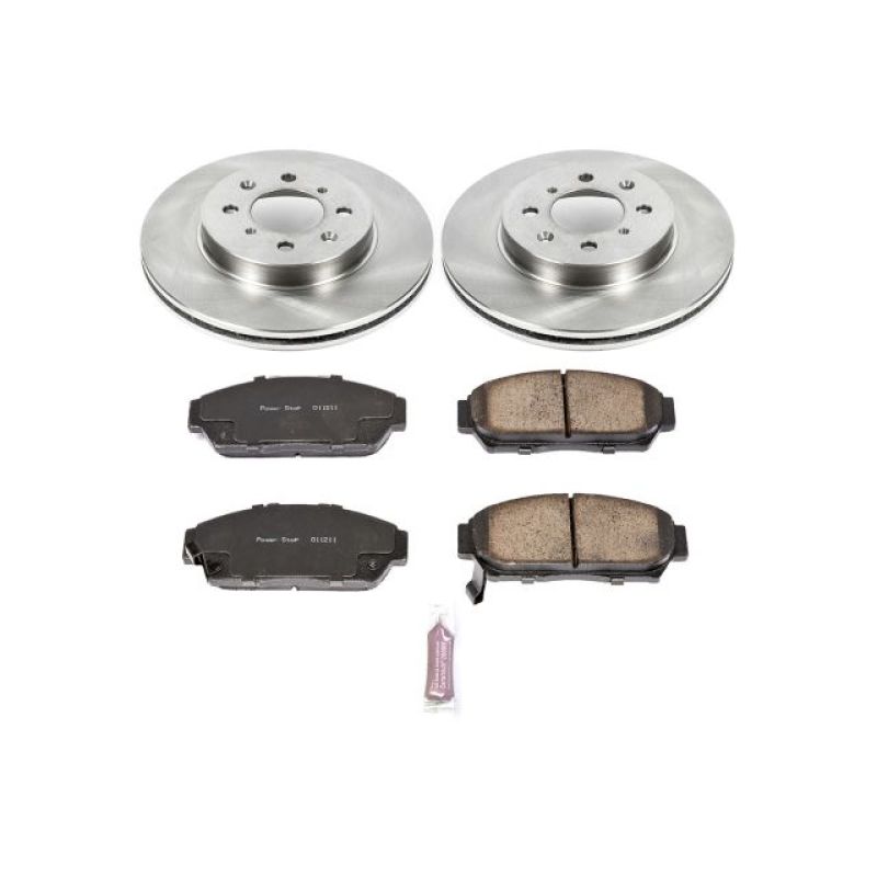 Power Stop Z17 Front Brake Kit (Pads + Rotors) - Acura Integra / Honda Civic 1994-2001