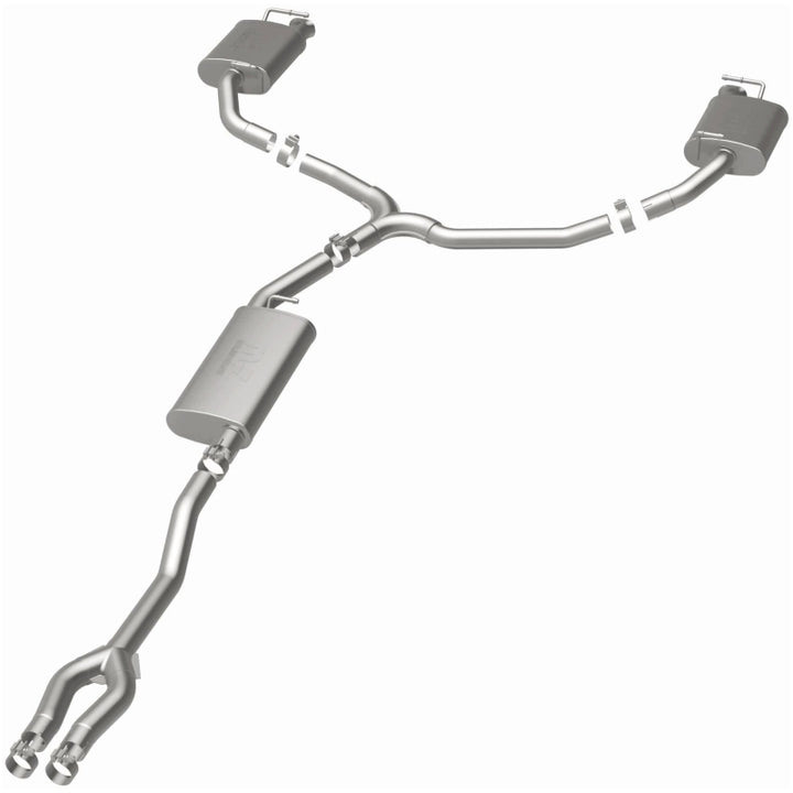 Magnaflow Stainless Cat-Back Performance Exhaust for 11-12 Dodge Charger V6 3.6L Dual Split Rear Exit - OneFastShop