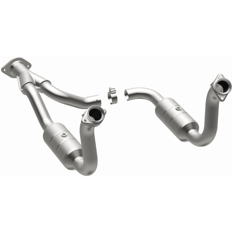 Magnaflow Catalytic Converter Y-Pipe Assembly for 08-10 Ford F-250/F-250 SD/F-350/F-350 SD 5.4L/6.8L / F-450 SD 6.8L - OneFastShop